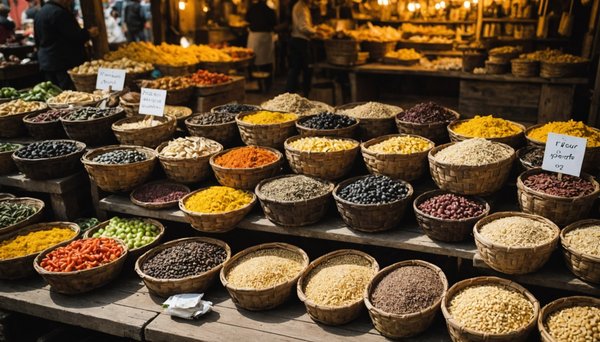 Alles für ihren marktstand: praktische ausstattungen entdecken